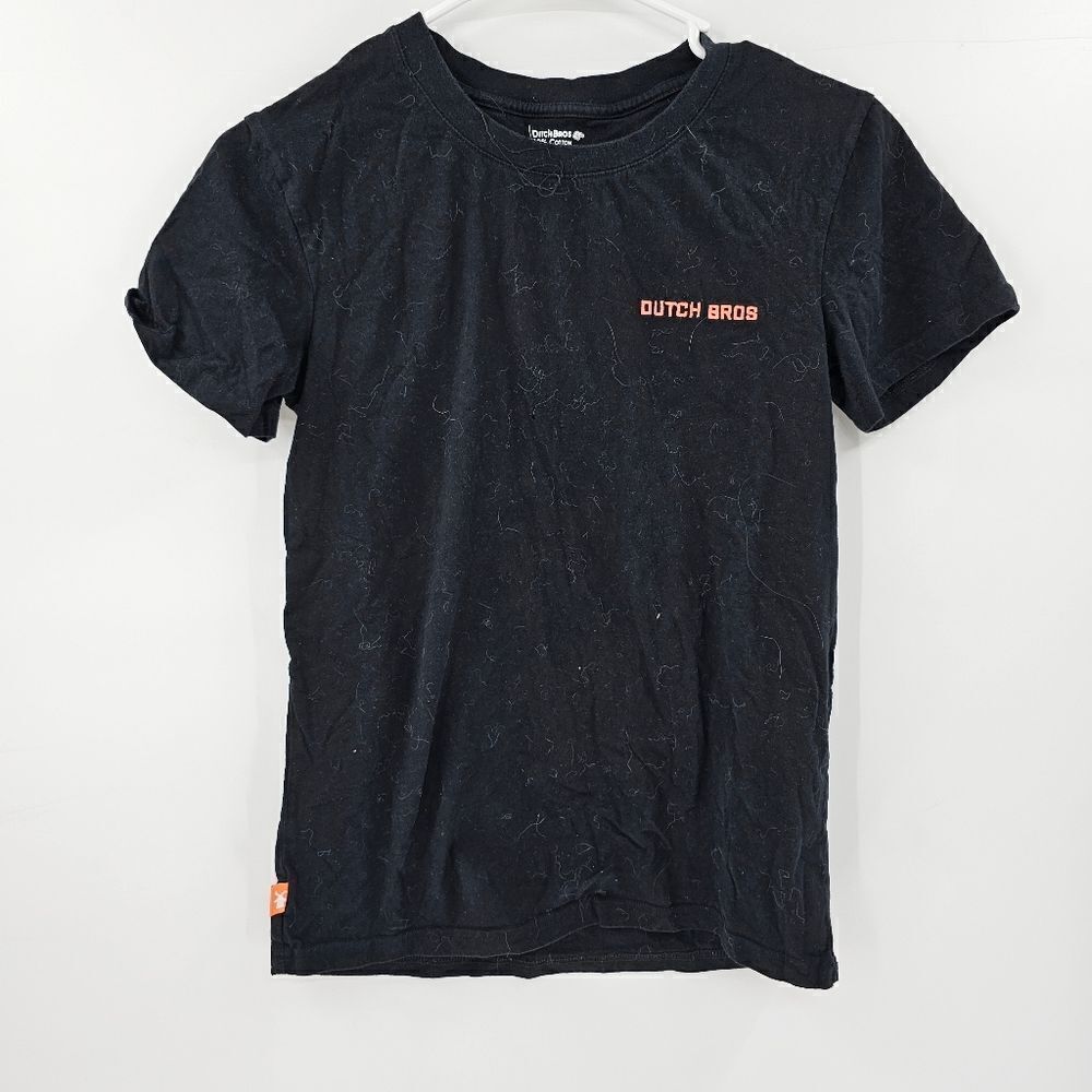 Dutch bros coffee tshirt tee small black merch employee